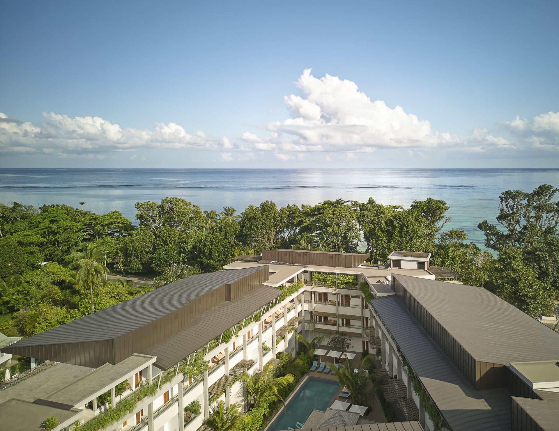 Hotel seaview: commercial interior design by Studio G for a luxury beach resort, Seychelles