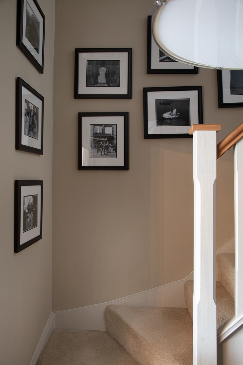 Staircase: residential interior design by Studio G for a bespoke townhouse in Mill Hill, London
