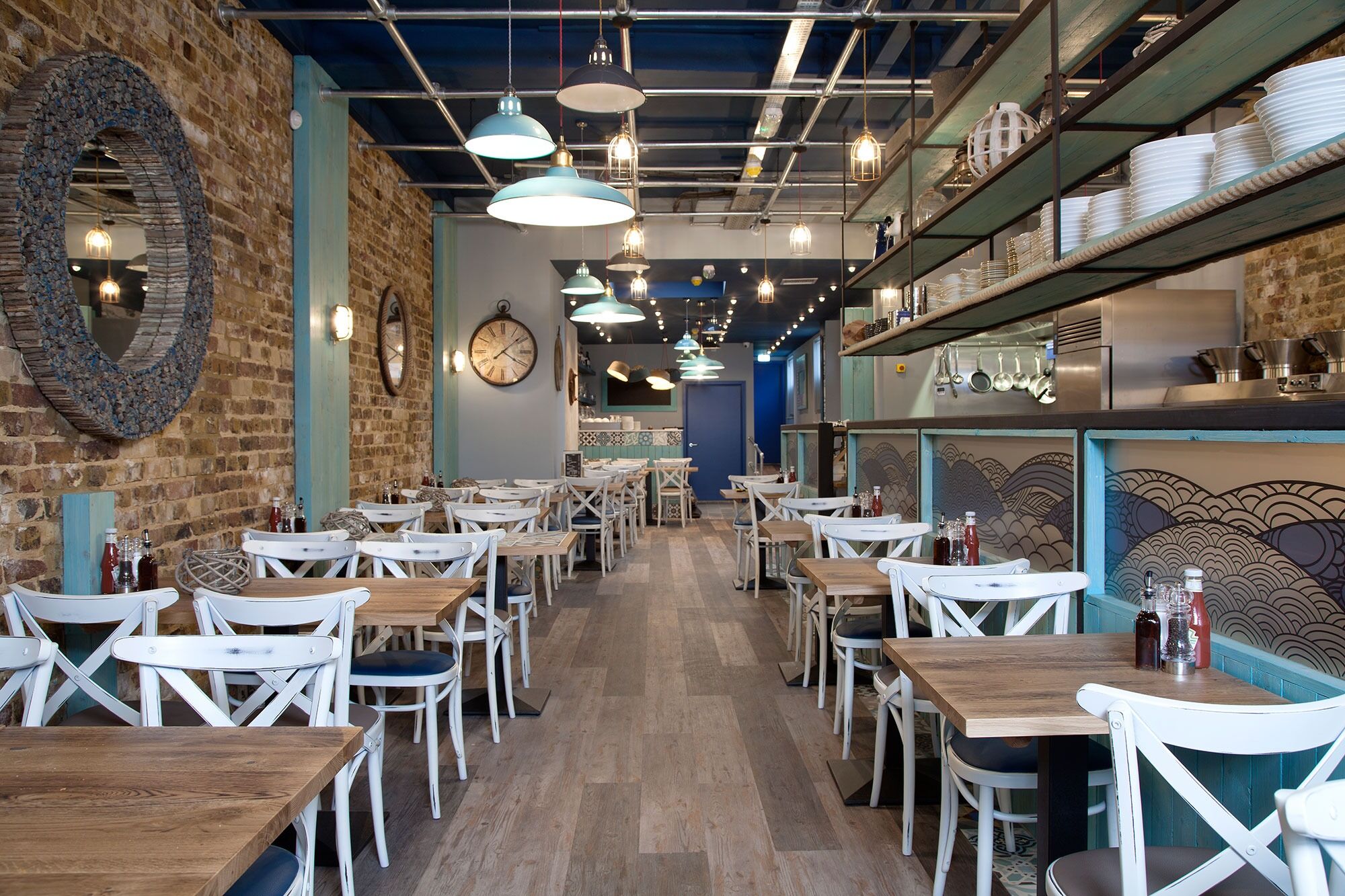 Seafood restaurant: commercial interior design by Studio G for a seafood restaurant in Kent