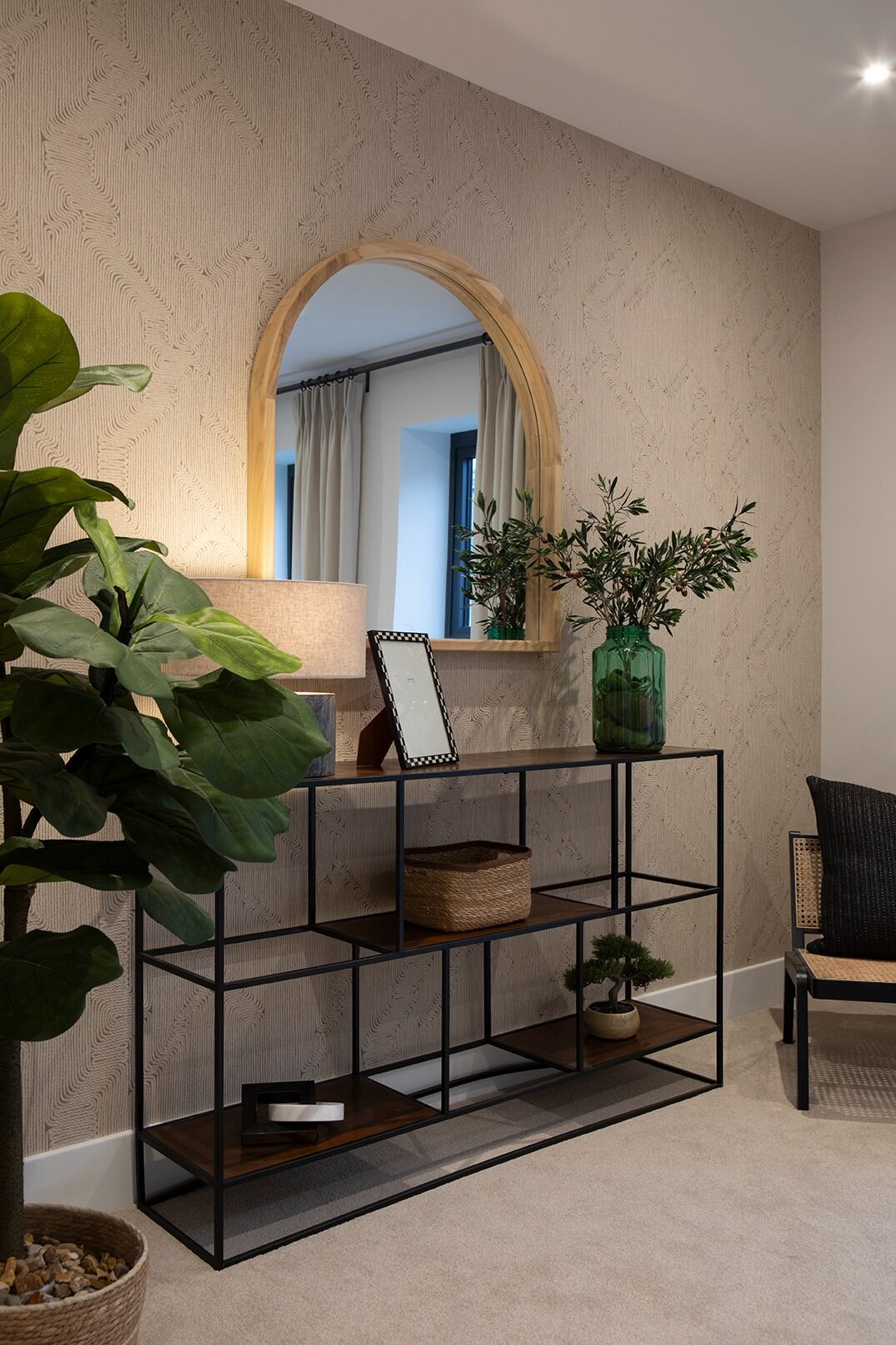 Lounge: residential interior design by Studio G for a Frankum Mews townhouse show home, North London