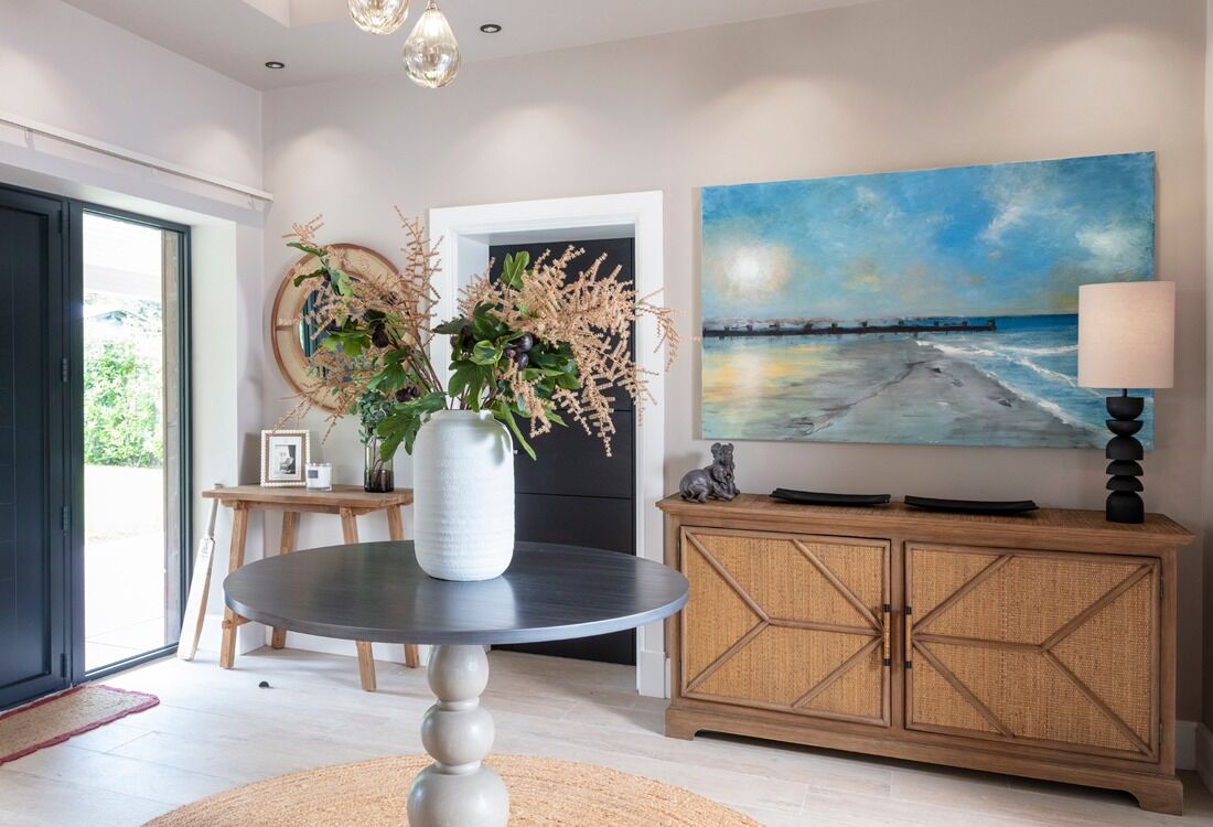 Foyer: residential interior design by Studio G for a South Devon estuary house
