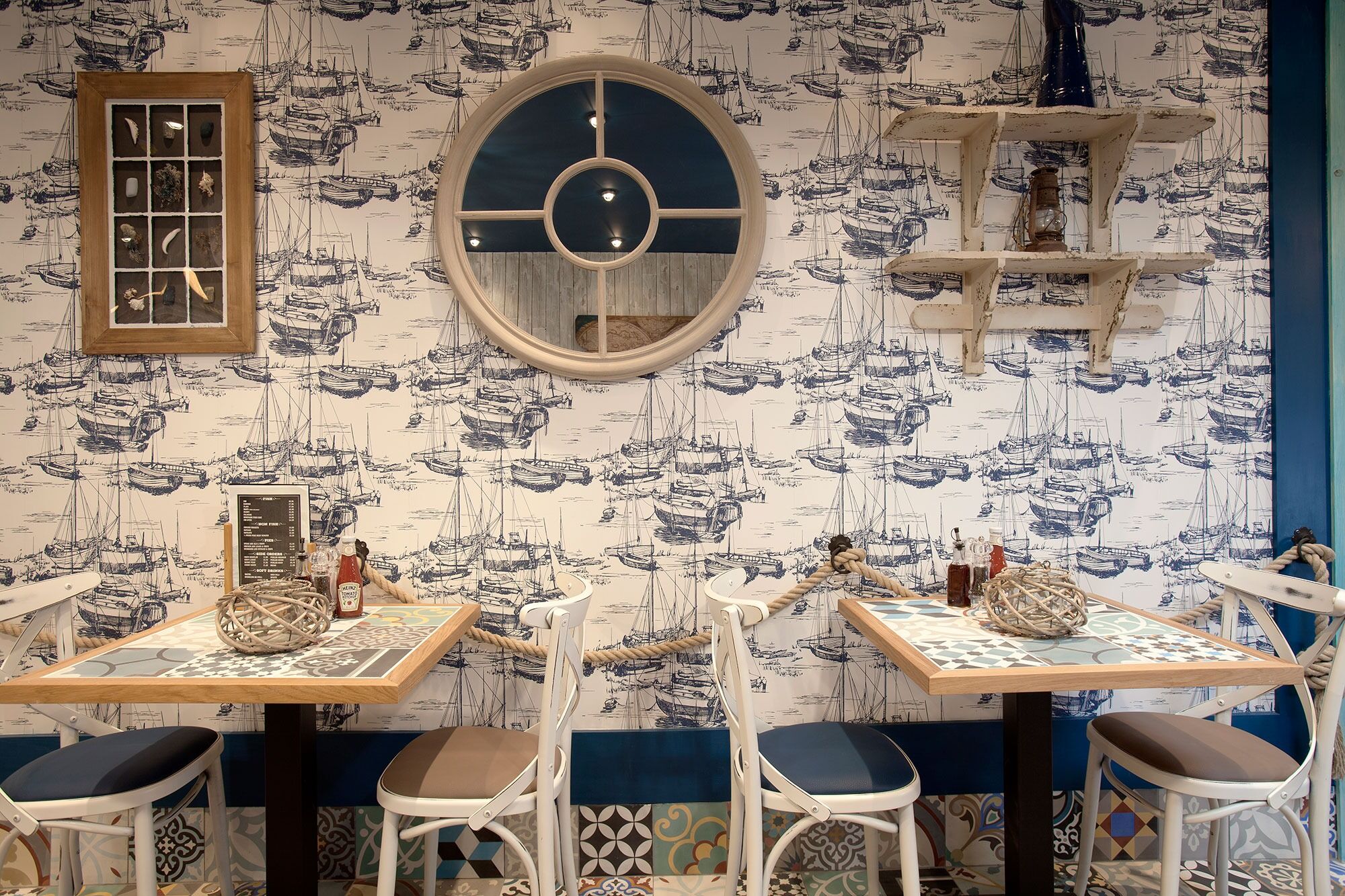 Seafood restaurant: commercial interior design by Studio G for a seafood restaurant in Kent