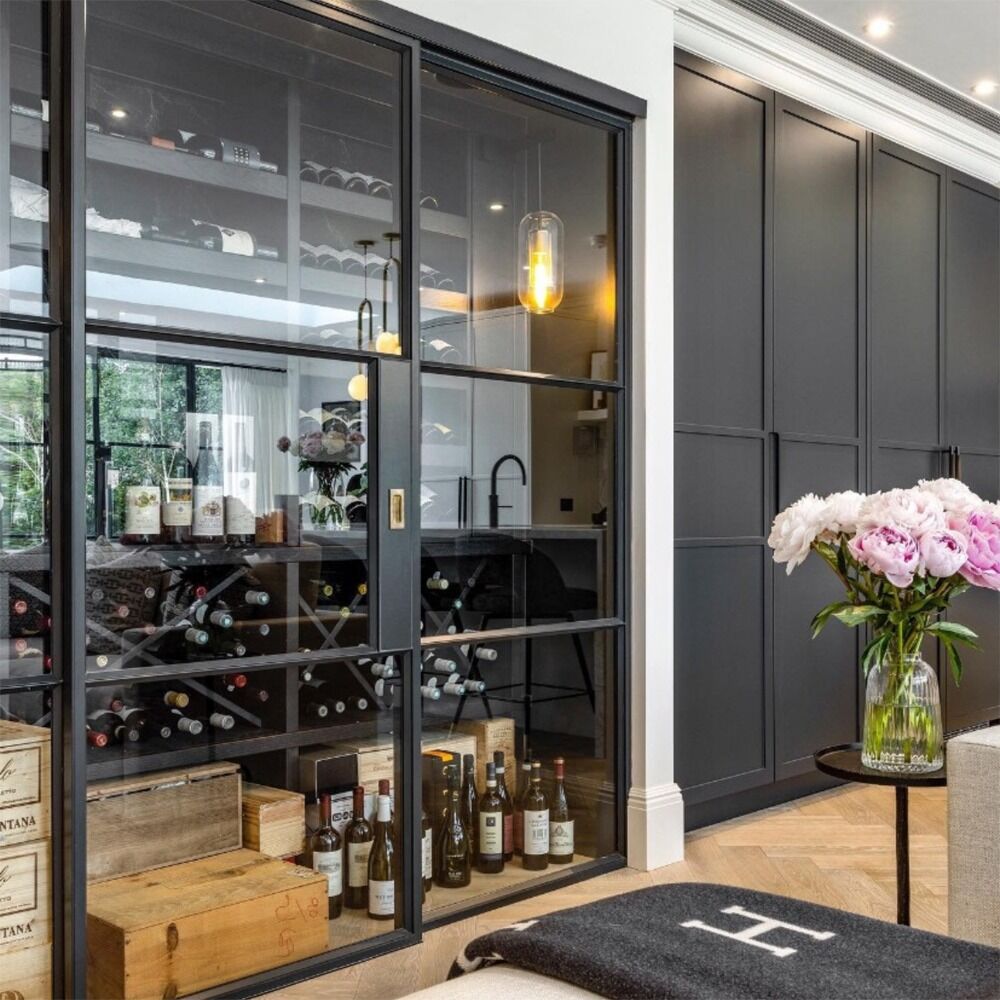 White charcoal: residential interior design by Studio G for a classic luxury home in Surrey