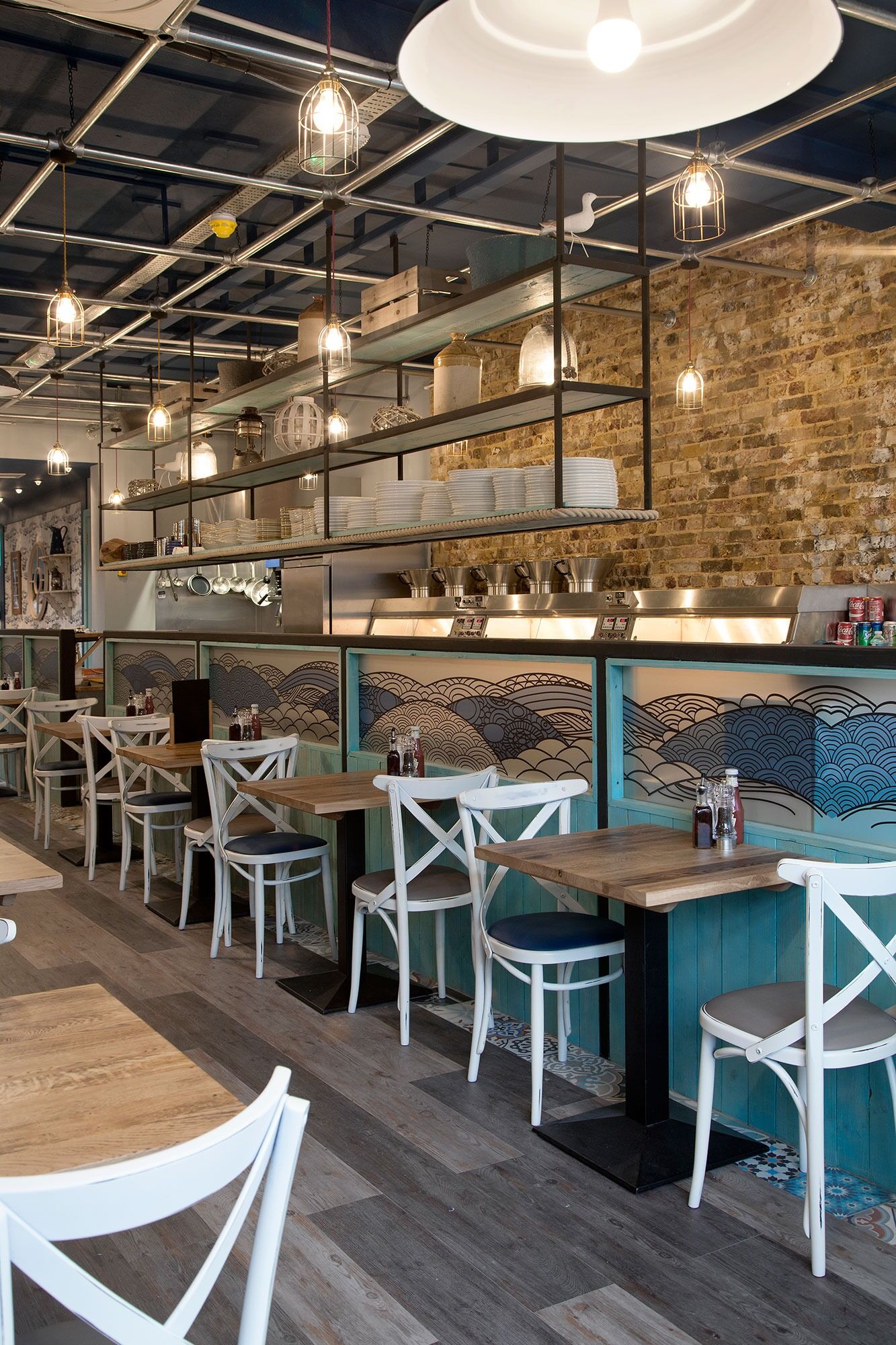 Seafood restaurant: commercial interior design by Studio G for a seafood restaurant in Kent