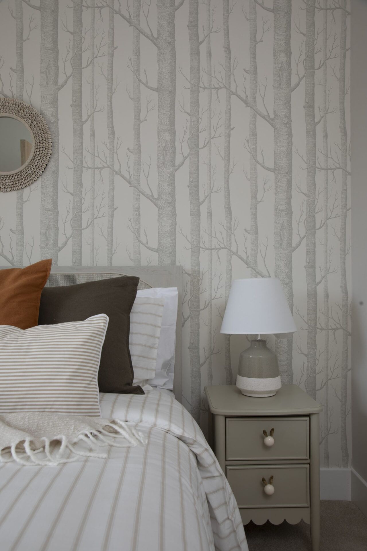 Bedroom 2: residential interior design by Studio G for a Frankum Mews townhouse show home, North London