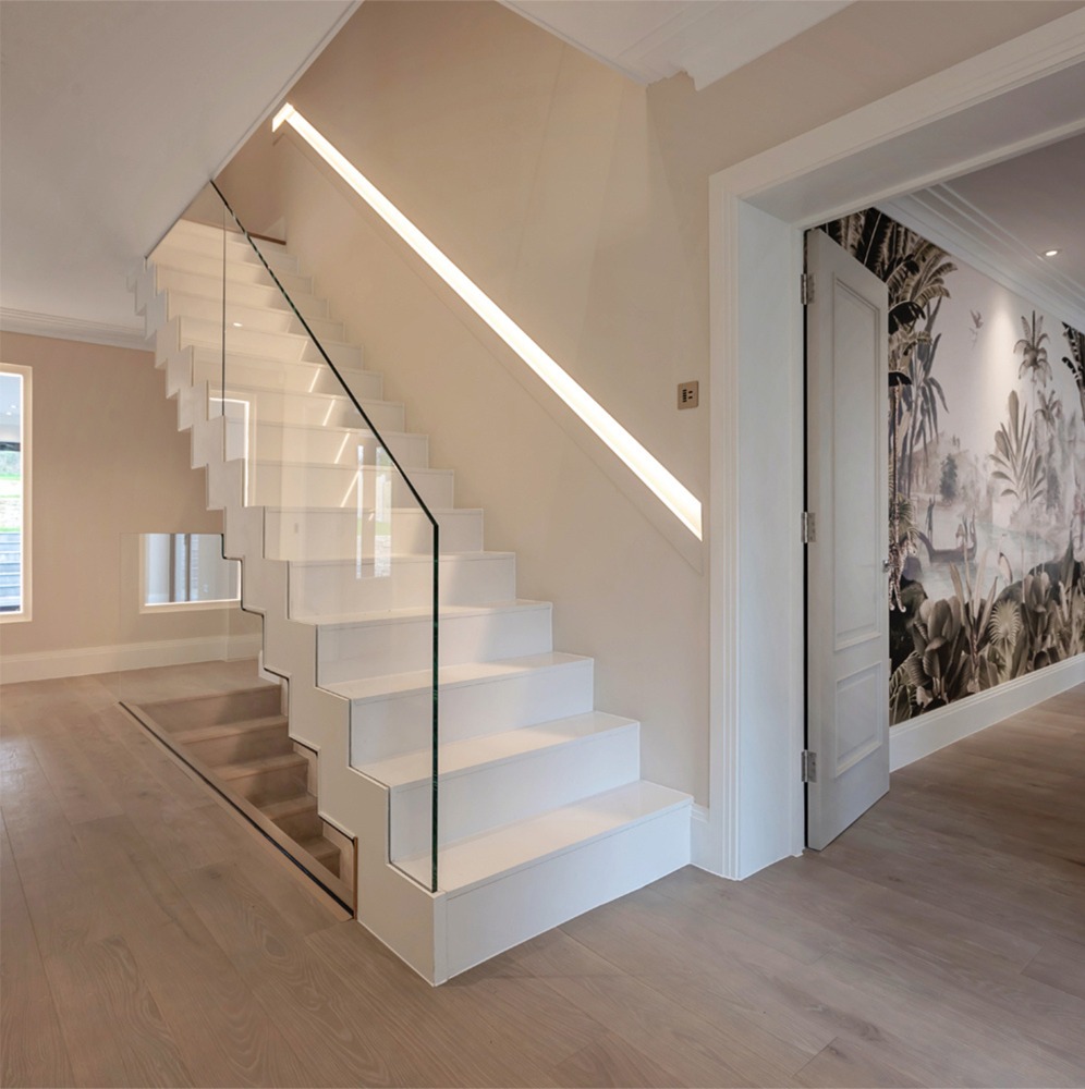 Bespoke architectural design: residential interior design by Studio G for a New England style home in Surrey