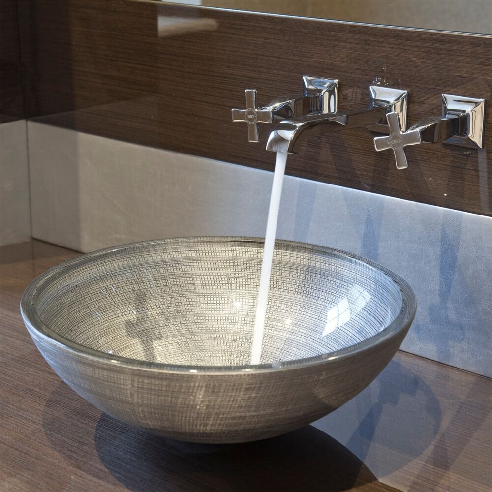 Bathroom hand basin interior design: residential interior design by Studio G for a luxury contemporary residence in Cobham, Surrey