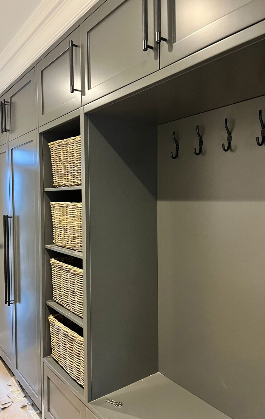 Bootroom: residential interior design by Studio G for a classic luxury home in Surrey