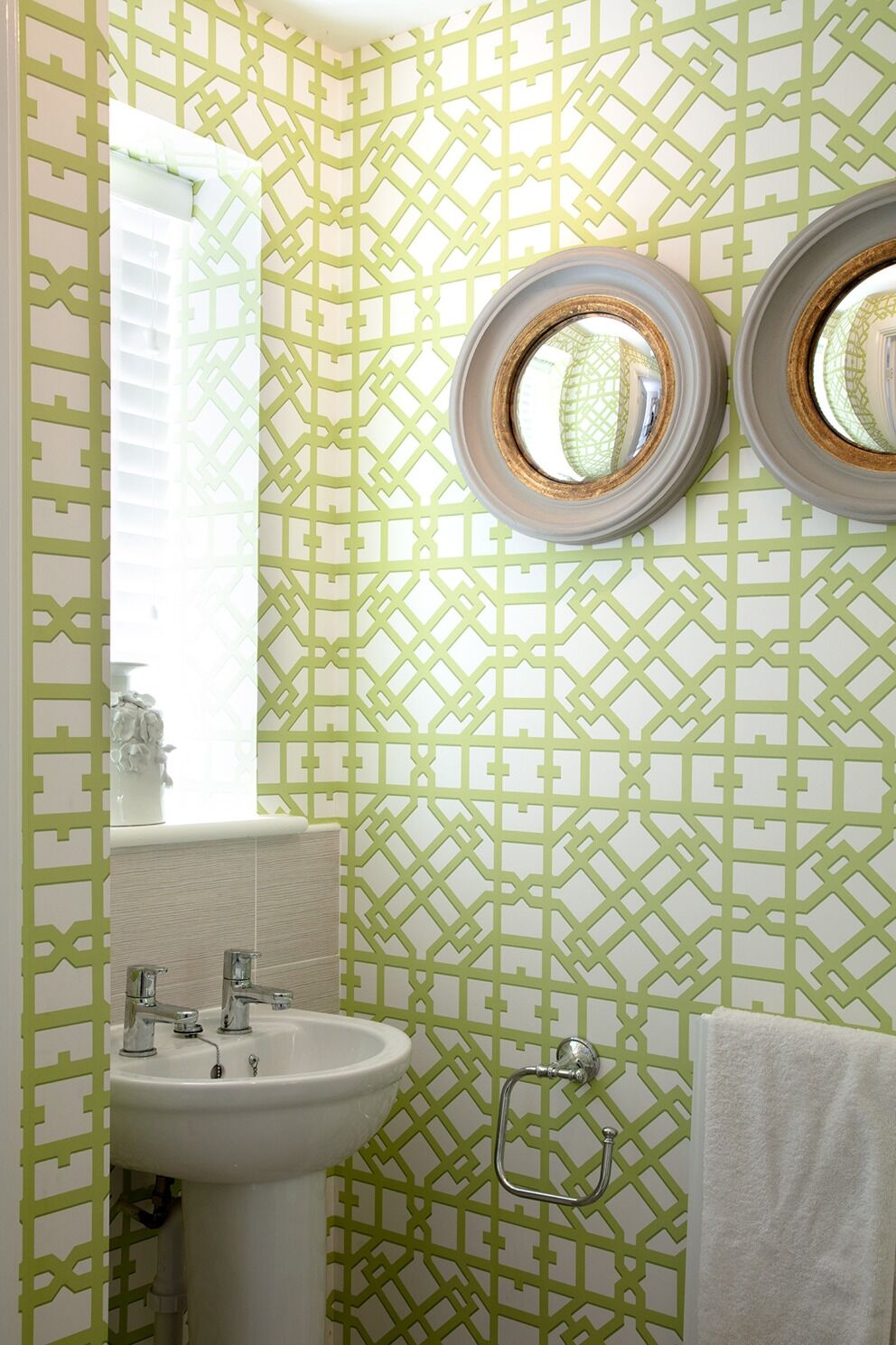 Cloak Room WC: residential interior design by Studio G for a luxury family home in Godalming, Surrey